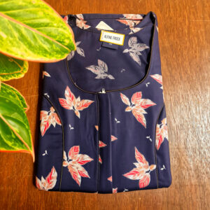alpine nighty navy blue with zip
